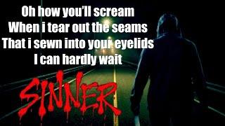 Matt The Riff Master Ft.AJ Nemesis - Sinner (LYRIC VIDEO)