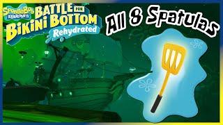 Flying Dutchman's Graveyard - All Golden Spatulas | SpongeBob Battle for Bikini Bottom - Rehydrated