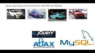 jQuery Ajax Drag and Drop Reorder with PHP and MySQL