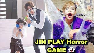 Jin play horror game   // Hindi dubbing