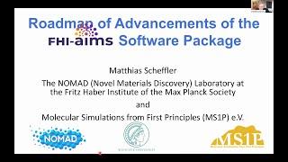 FHI-aims Webinar: FHI-aims Roadmap, Talk by Matthias Scheffler