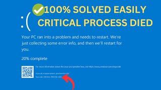 How to Fix Critical Process Died Blue Screen Error on Windows 10 &11