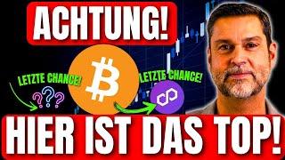 ACHTUNG! LETZTER BITCOIN ANSTIEG VOR GROßER KORREKTUR! + 2 Altcoins mit guten Chancen!