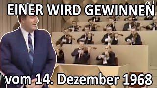 Einer wird Gewinnen mit Hans Joachim Kulenkampff (EWG) vom 14.12.1968