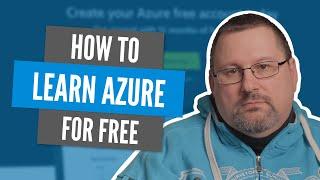 How to learn Azure for free