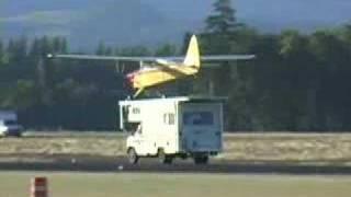 Plane Landing on Motorhome on World's Shortest Runway