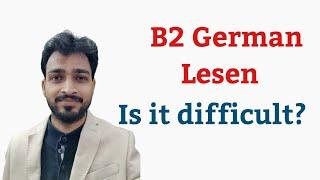 B2 GERMAN READING | GERMAN LESEN TEIL | How to Practice B2 German Reading |