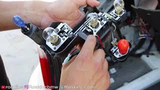 E60 BMW Taillight harness plug bad ground avoid melting fix