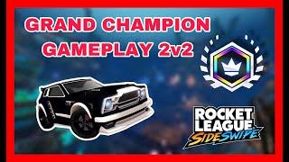 Rocket League Sideswipe Grand Champion 2v2 Gameplay (ALPHA BOOST)