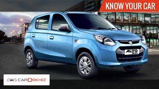 Know Your Maruti  Alto 800 | Review of Features | CarDekho.com