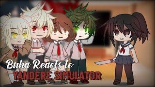 Bnha Reacts to Yandere Simulator  (Yandere-chan’s childhood) - Bnha/Mha - Gacha Club