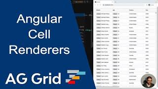 AG Grid Cell Renderers in Angular