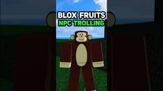 Becoming an NPC in Blox Fruits ROBLOX #shorts