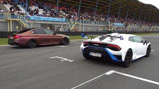 BMW M5 F90 Competition vs Lamborghini Huracan STO