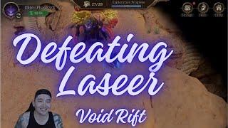 Defeating Laseer in the void rift | Watcher of Realms