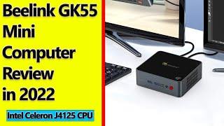 Beelink GK55 Mini PC Review, Intel Celeron J4125 Processor, Windows 11 Pro!