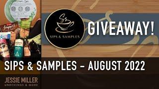 Sips and Samples August 2022 GIVEAWAY and SPOILERS + Discount Code