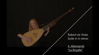 Ieva Baltmiskyte plays Allemande "La Royalle" from suite A minor by Robert de Visée