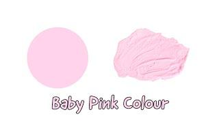 Baby Pink Colour | How to make Baby Pink Colour | Colour Mixing | Almin Creatives