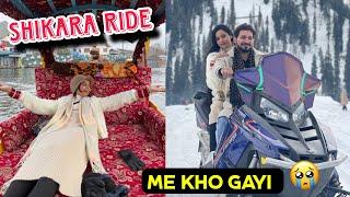 Shikara Ride In Kashmir | Dal lake Experience| Sonmarg glacier day 4 Honeymoon Trip #shikararide