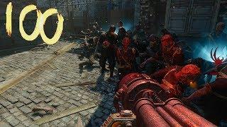 100+ KINO DER TOTEN REMASTERED ROUND 100 CHALLENGE! (Black Ops 3 Zombie DLC 5)
