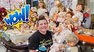 HUGE Vintage Doll Haul - My Biggest Doll Haul Ever!! nlovewithreborns2011