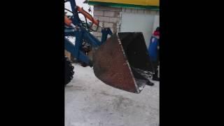 Кун-10 на Т-40 Проверяем ходы ковша