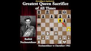 One of the Greatest Queen Sacrifices of All Times | Nezhmetdinov vs Chernikov 1962