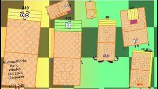 NumberBlocks Band Wholes But 2025 (Remake) Part 12 (221-240)