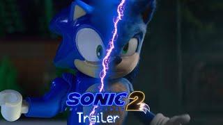 Sonic The Hedgehog 2 Trailer in LEGO Side by Side Comparison