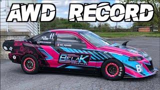 1500HP AWD Civic 1.1s 0-60MPH! (They Broke AWD Honda 1/4 Mile Record)