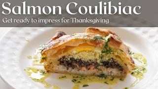 Make a Stunning Salmon Coulibiac at Home for christmas