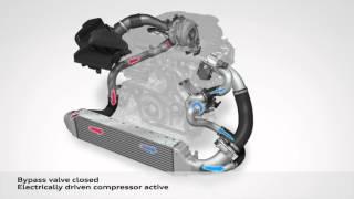 Audi V6 electric bi-turbo animation (caroto.gr)