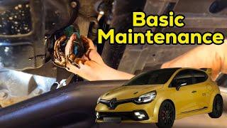 Renault Clio IV R.S. EDC Service | Engine Oil And Air Filter Change