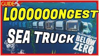 SUBAUTICA BELOW ZERO Longest Sea Truck Ever! New Update