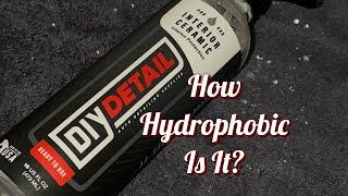 DIY DETAIL Interior Ceramic/Hydrophobic Demonstration/Auto Detailing/Car Care Products/IDSCARCARE