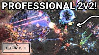 StarCraft 2: PRO 2v2 - Dark & herO TEAM UP vs Serral & Oliveira!