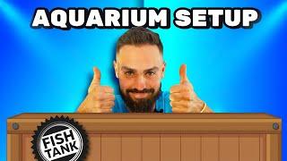 How To Set Up An Aquarium For Beginners | Safe Install Aquarium