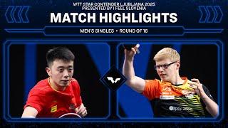 Chen Yuanyu vs Felix Lebrun | MS R16 | #WTTLjubljana 2025
