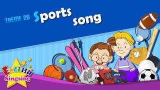 Theme 28. Sports song - I like baseball | ESL Song & Story - Learning English for Kids