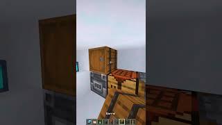 Hidden in Snow Secret Base  #shorts #minecraft