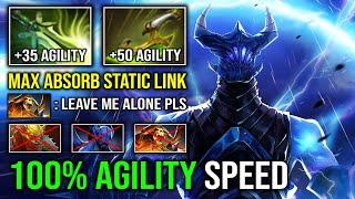 WTF 100% AGILITY SPEED 1v5 Offlane Max Absorb Static Link Run Them Down Imba Razor Dota 2