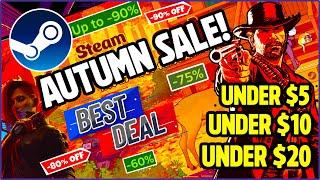 50+ AMAZING GAME DEALS! Under $5, $10, $20 | Steam Autumn Sales - 2024