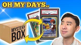 DID I JUST GET SCAMMED?! TRADING MY PSA 10 SLABS FOR AN OMEGA MYSTERY POKEMON BOX!