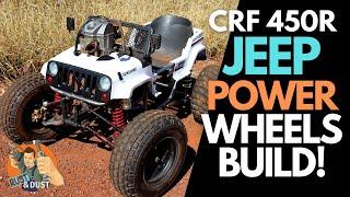 Part 1 | CRF 450R Jeep Power Wheels Build |  Built from Quad / ATV