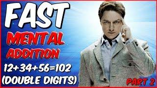 HOW TO ADD: FAST MENTAL ADDITION  TRICK for DOUBLE digits WITHOUT CARRYING (Part 2)