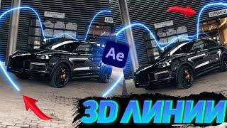 3D NEON LINES/AFTER EFFECTS