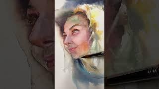 #watercolortutorial #painting #акварельнаяживопись #watercolorportrait #акварель #oxanaluky