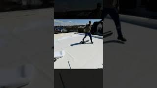 ПВХ мембрана/Одноэтажный дом с плоской крышей