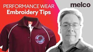 Tips for Embroidering Performance Wear